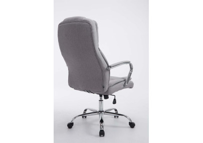 Tabouret de bar Panama W, tissu cr?me