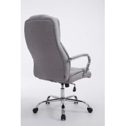 Chaise de bureau BIG Xanthos en tissu V2 gris