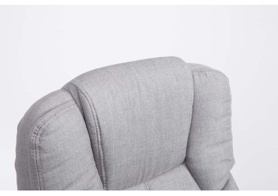 Chaise de bureau BIG Xanthos en tissu V2 gris