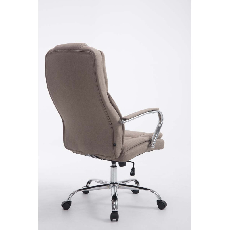 Chaise de bureau BIG Xanthos tissu V2 taupe
