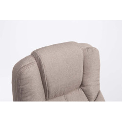Chaise de bureau BIG Xanthos tissu V2 taupe