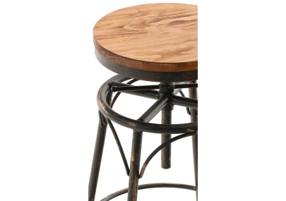 Lot de 2 tabourets de bar Beam bronze