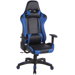 Sedia Gaming Miracle in Similpelle Nero/blu