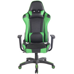 Sedia Gaming Miracle in Similpelle Nero/verde