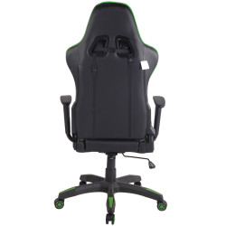 Sedia Gaming Miracle in Similpelle Nero/verde