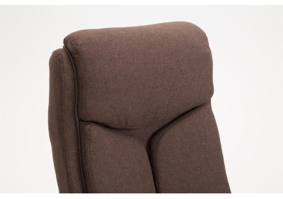 Silla De Oficina XL Vaud En Tela Marrón
