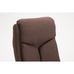 Sedia ufficio VAUD XL in tessuto marrone