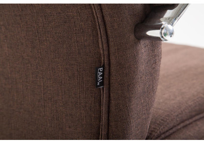 Silla De Oficina XL Vaud En Tela Marrón