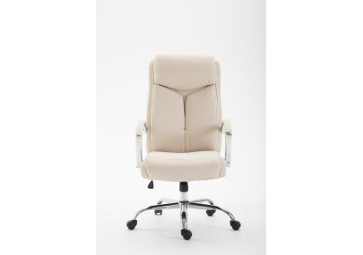 Silla De Oficina XL Vaud En Tela Crema