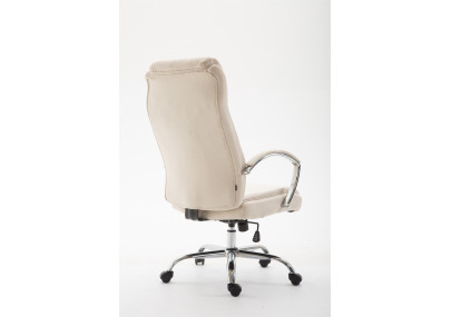 Silla De Oficina XL Vaud En Tela Crema
