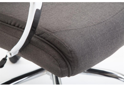 Silla De Oficina XL Vaud En Tela Gris oscuro
