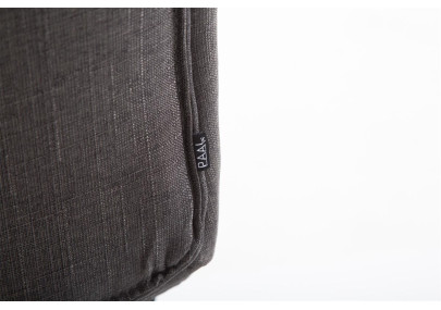 Silla De Oficina XL Vaud En Tela Gris oscuro