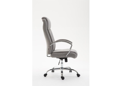 Silla De Oficina XL Vaud En Tela Gris