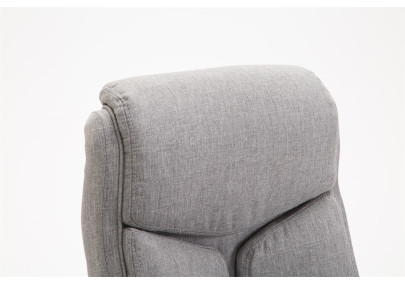 Chaise de bureau Vaud, tissu gris