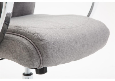 Silla De Oficina XL Vaud En Tela Gris