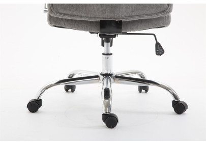 Silla De Oficina XL Vaud En Tela Gris
