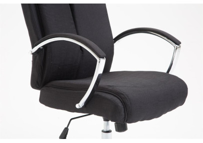 Silla De Oficina XL Vaud En Tela Negro