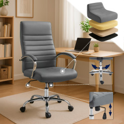 Silla de Oficina XL Valais Gris