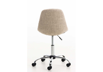 Silla de Escritorio Emil en Tela Crema