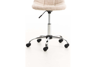 Silla de Escritorio Emil en Tela Crema