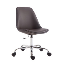 Fauteuil de bureau Toulouse en similicuir marron