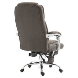 Fauteuil de bureau Pacific avec fonction massage, gris foncé