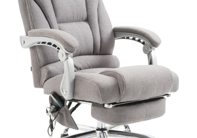 Fauteuil de bureau Pacific avec fonction massage, gris
