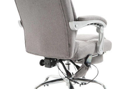Silla de oficina masajeante Pacific en Tela Gris