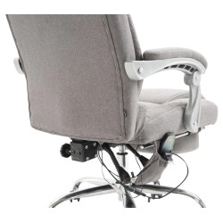 Fauteuil de bureau Pacific avec fonction massage, gris