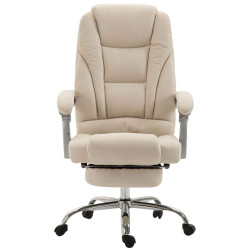 Chaise de bureau Pacific, tissu crème