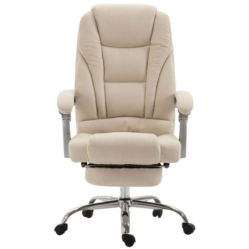 Chaise de bureau Pacific, tissu crème