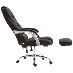 Chaise de bureau Pacific, tissu noir