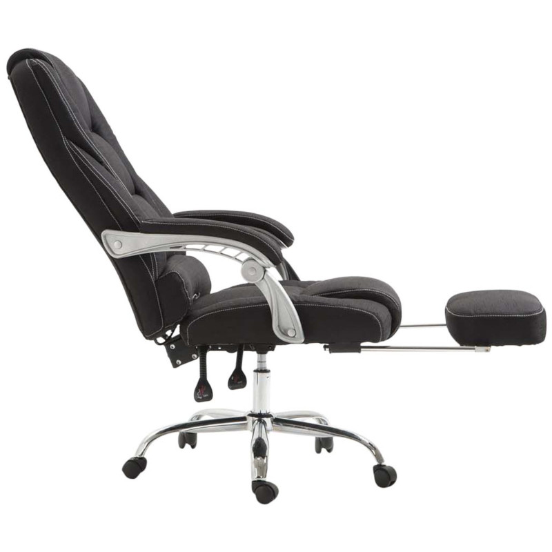 Chaise de bureau Pacific, tissu noir