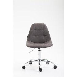Sedia da ufficio REIMS in tessuto grigio scuro