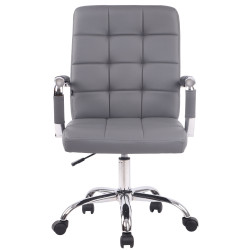 Silla de Oficina Deli Pro Cuero Sintético Gris