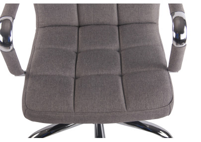 Silla de Oficina Deli en Tela Gris