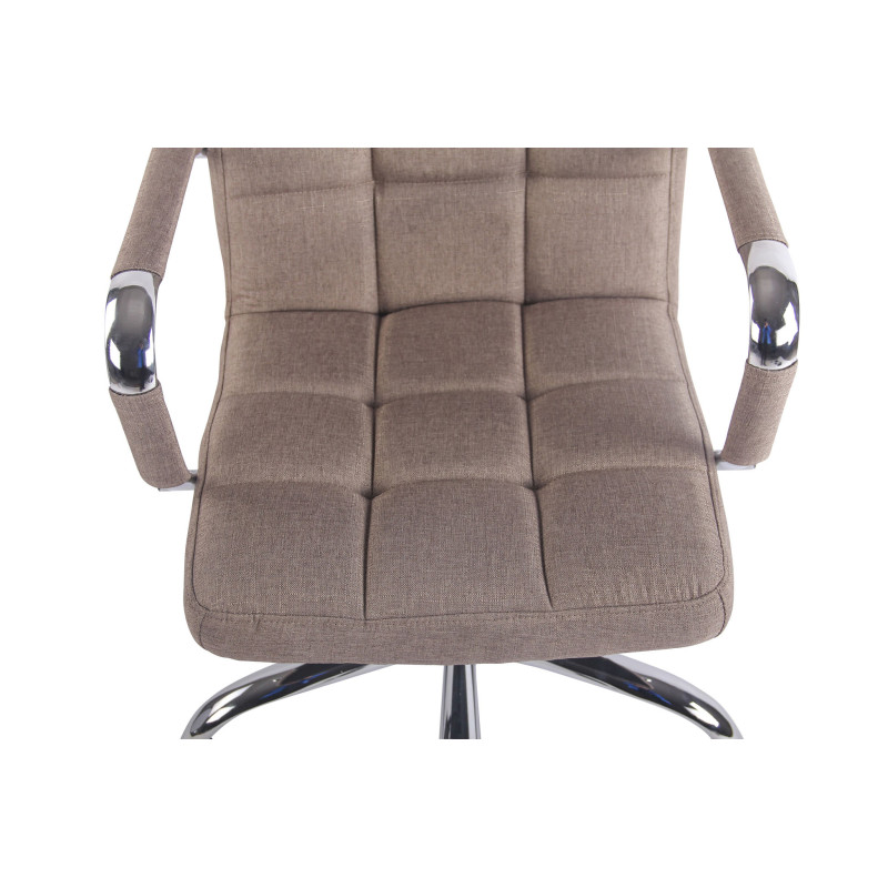 Silla de Oficina Deli en Tela Gris topo