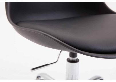 Silla de Oficina TOULOUSE con Estructura de Plástico Negro