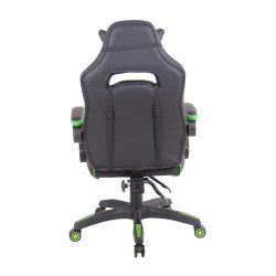 Sedia Gaming Heat In Similpelle Nero/verde