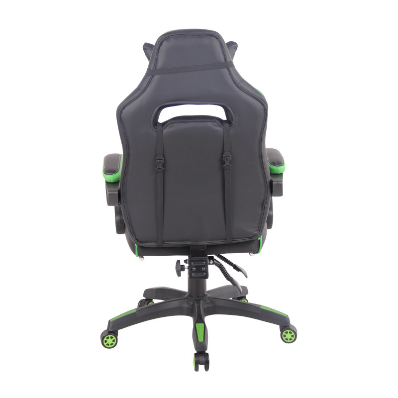 Sedia Gaming Heat In Similpelle Nero/verde