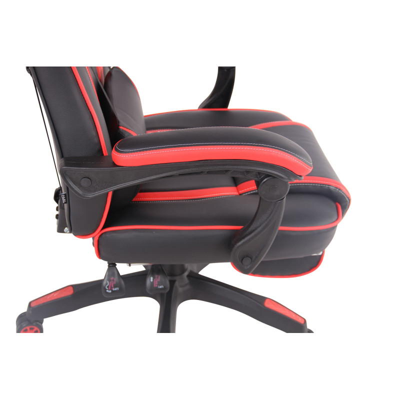 Sedia Gaming Heat In Similpelle nero/rosso