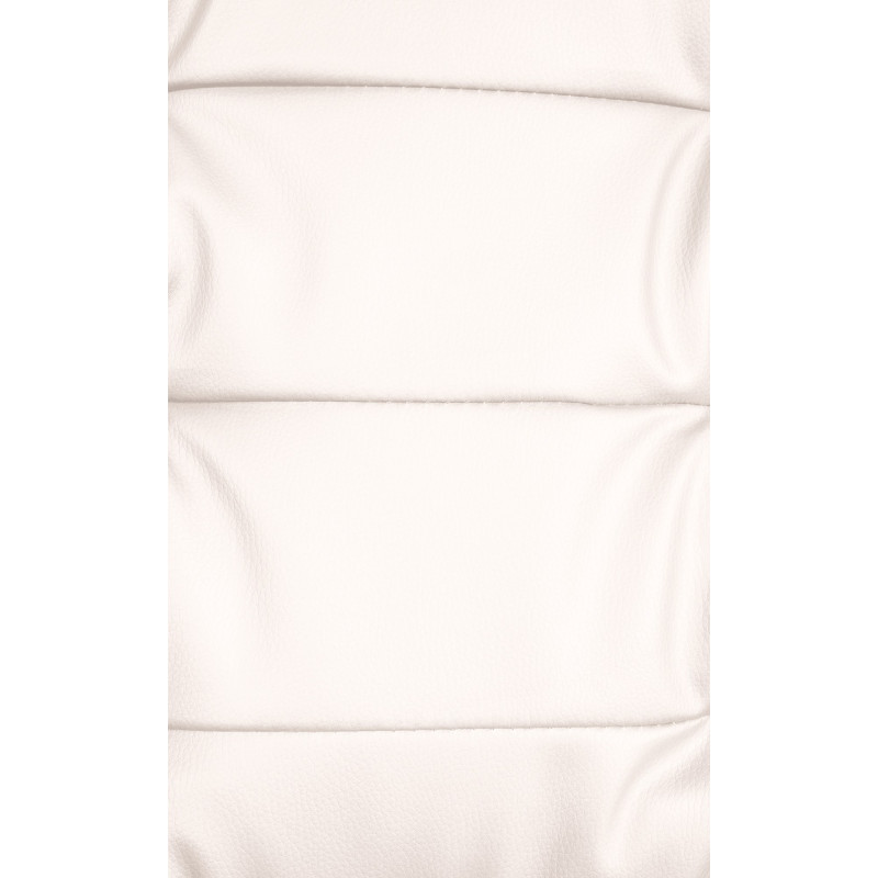 Fauteuil de bureau Oxygen, similicuir blanc