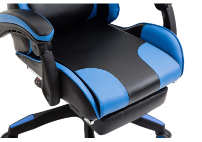 Poltrona gaming IGNITE in similpelle Nero/blu