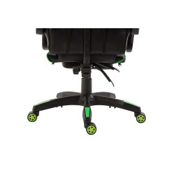 Fauteuil de bureau Ignite, similicuir, noir/vert