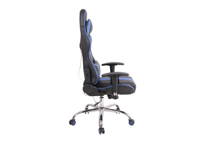 Silla Gamer Masajeante Limit XM Negro/azul