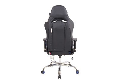 Silla Gamer Masajeante Limit XM Negro/azul