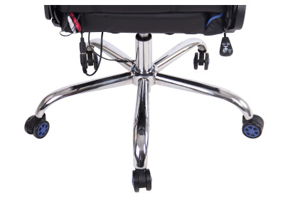 Silla Gamer Masajeante Limit XM Negro/azul