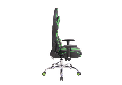 Silla Gamer Masajeante Limit XM Negro/verde