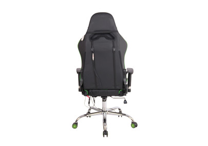 Silla Gamer Masajeante Limit XM Negro/verde