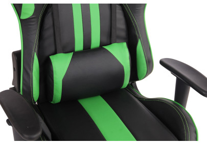 Silla Gamer Masajeante Limit XM Negro/verde